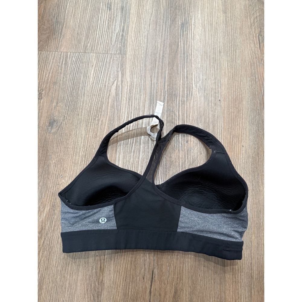 lululemon athletica Black and Gray Sports Bra